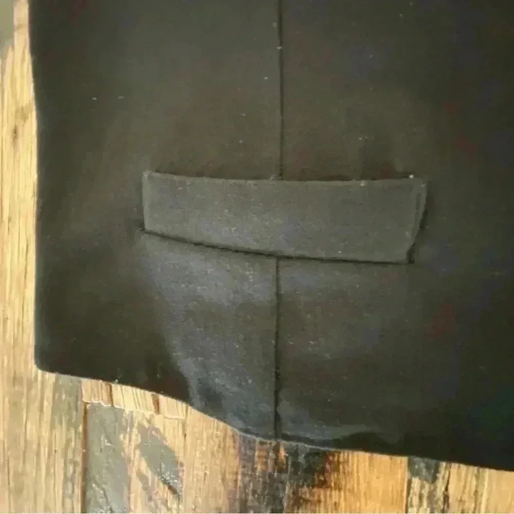 HORSEFLY Black Wool Western Vest Etched Star Buttons Men’s Size 50